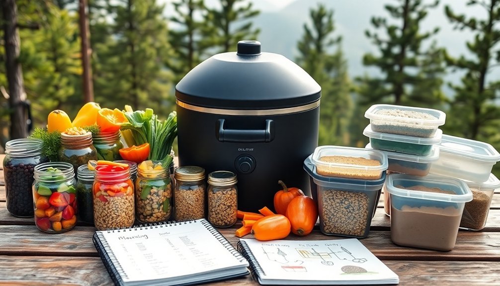 optimal ingredients for solar cooking