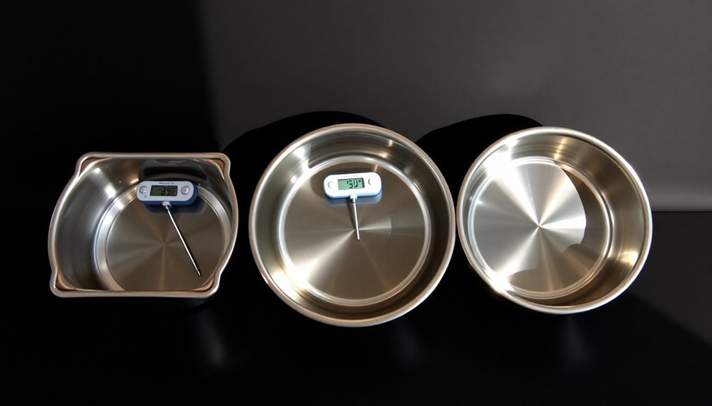 optimal pan depth measurements