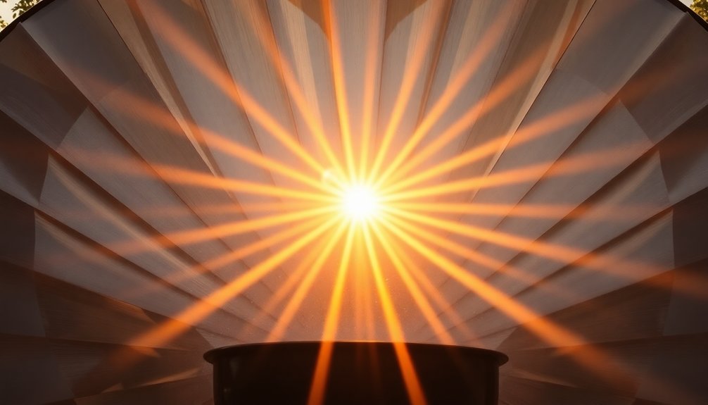 optimal reflector angles cooking