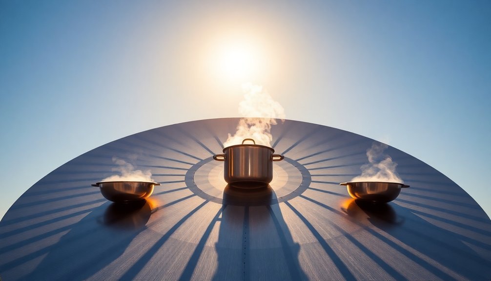 optimal solar cooker placement