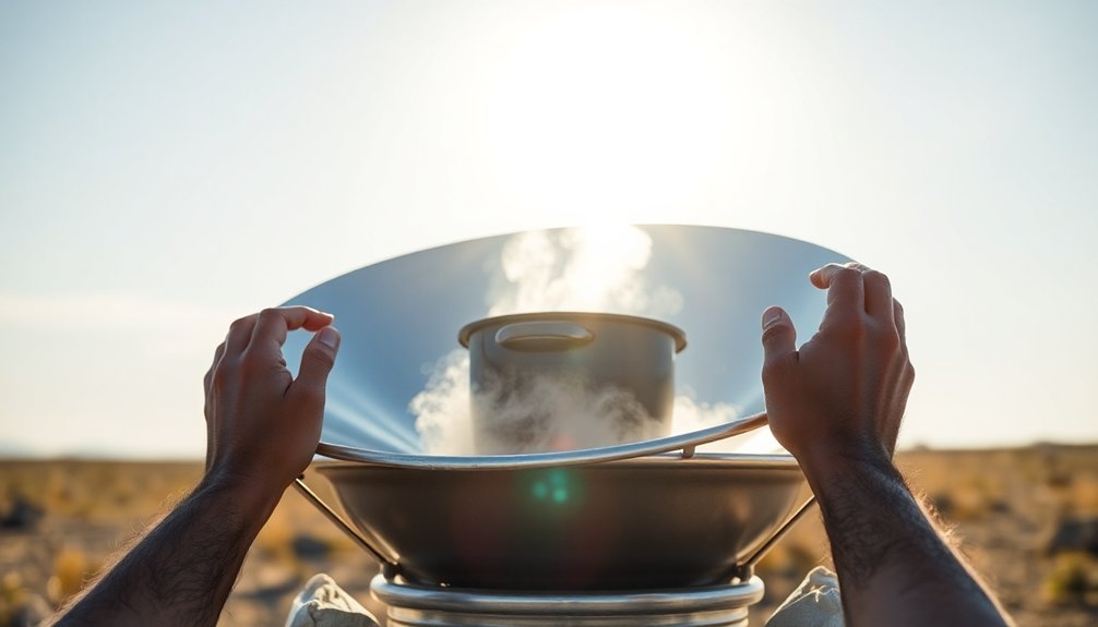 optimal solar cooker placement