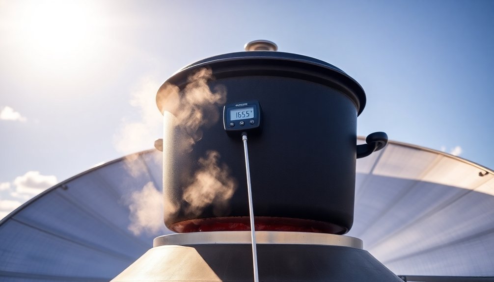 optimal solar cooking hours