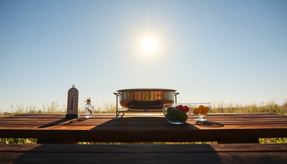 optimal solar cooking times
