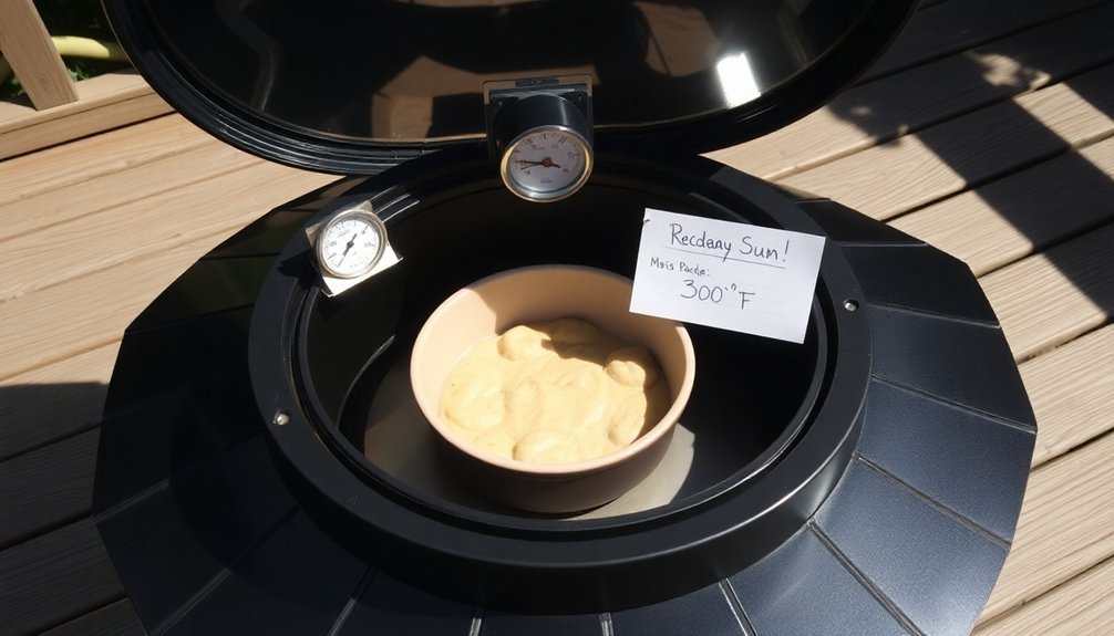 optimal solar oven placement