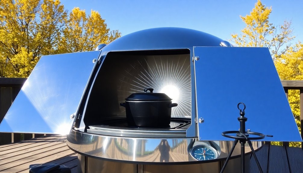 optimal solar oven placement