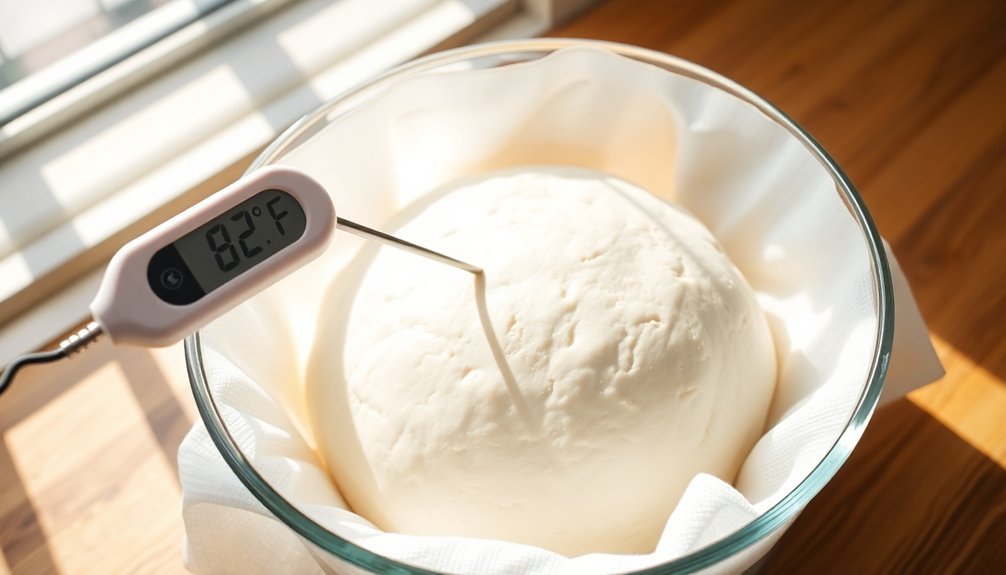 optimal temperature for proofing