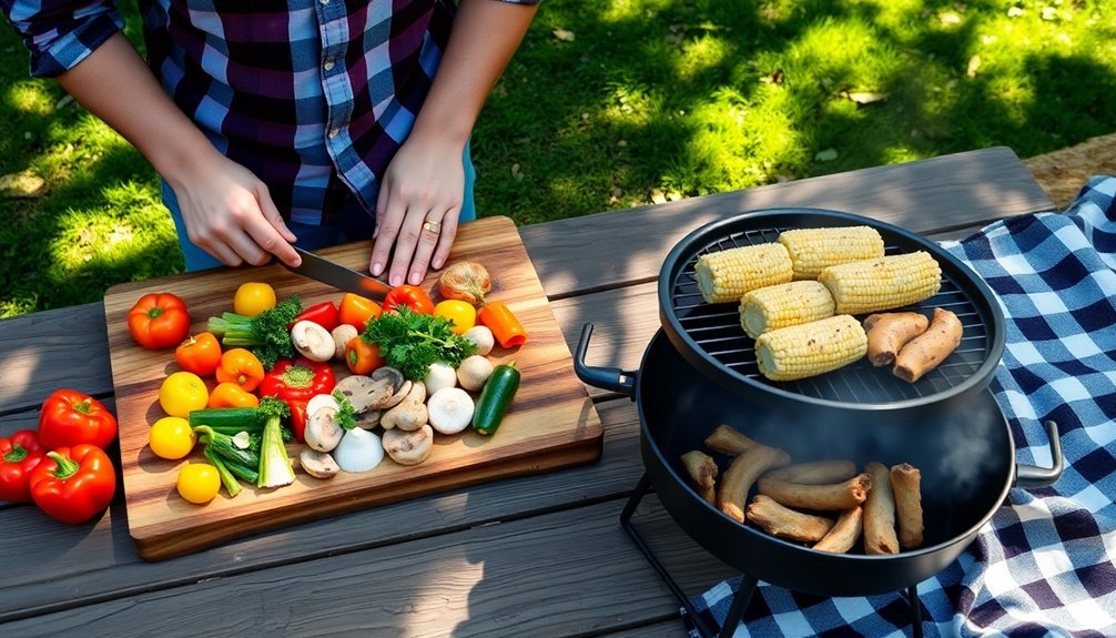 outdoor meal preparation tips