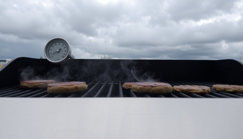 overcast weather temperature changes