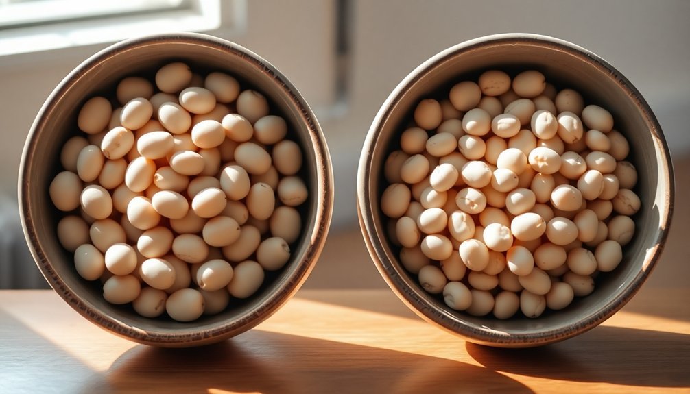 perfectly cooked bean consistency