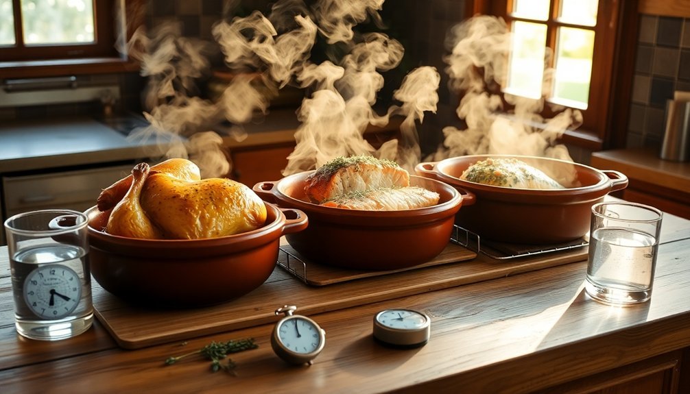 perfectly timed meal preparation