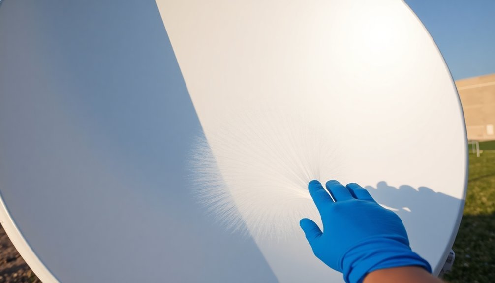 polishing techniques for reflectors