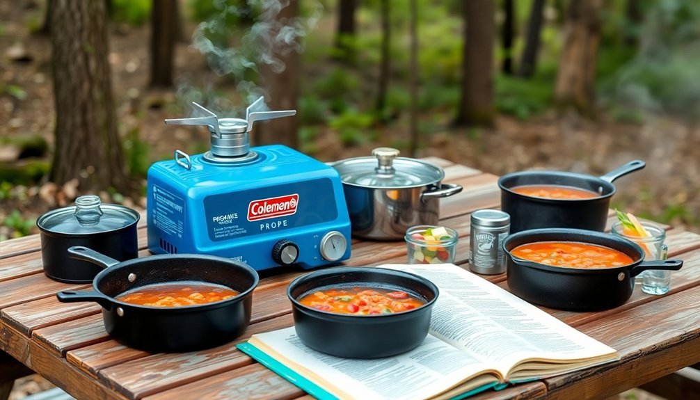 portable cooking with propane