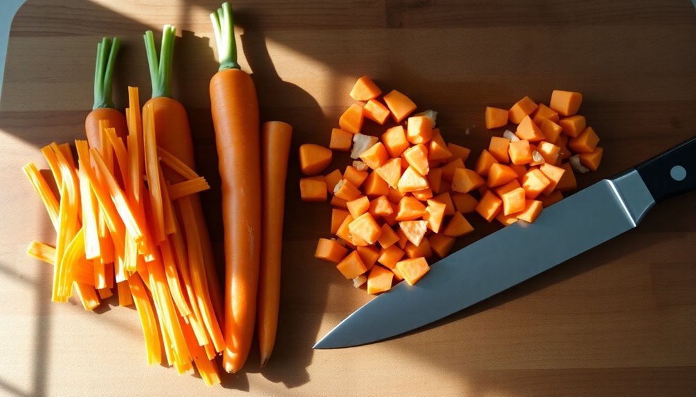 precise cuts enhance cooking