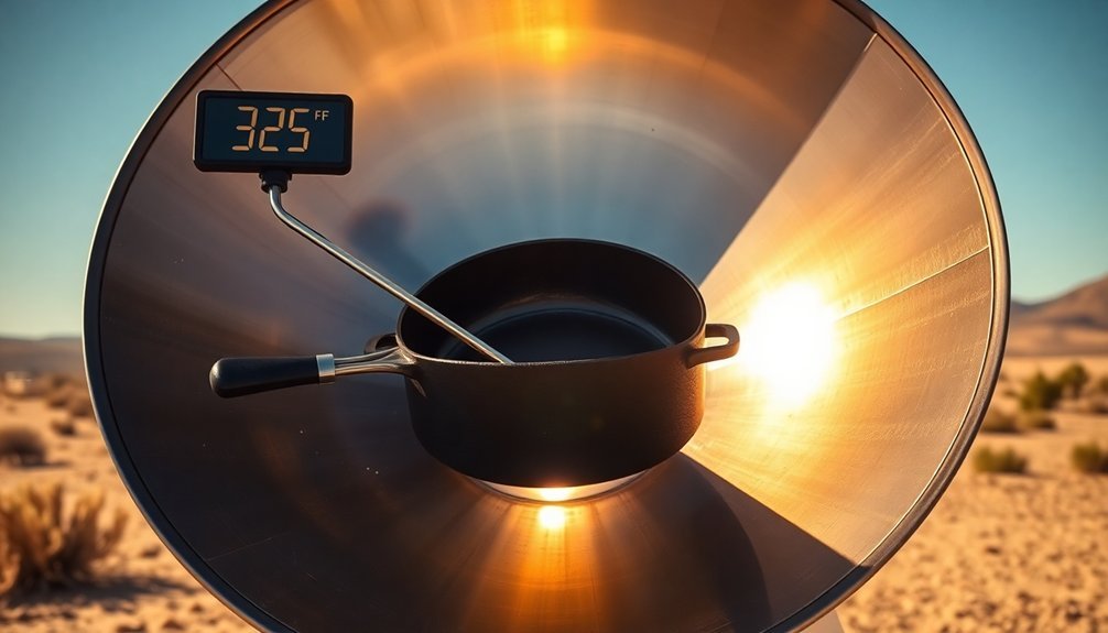 preheat your solar cooker