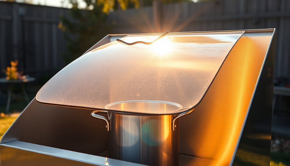 preheat your solar oven