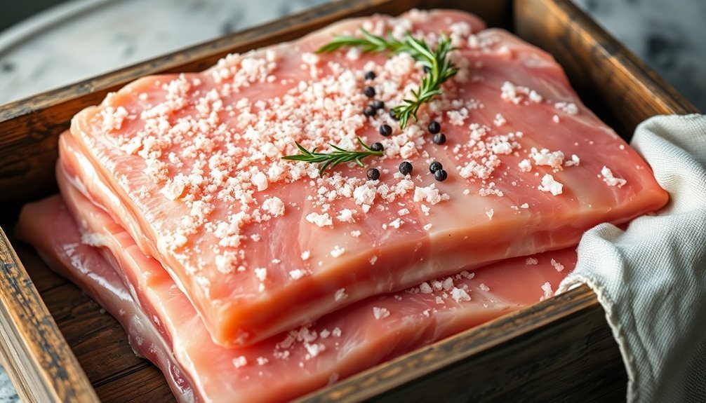 preserving meats with salt