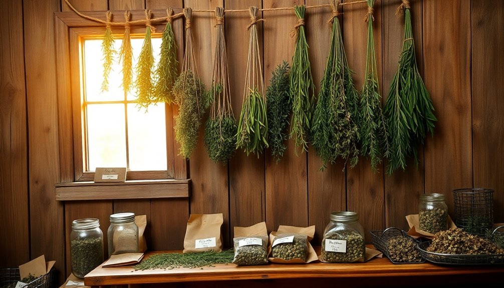 preserving sun dried herbs effectively