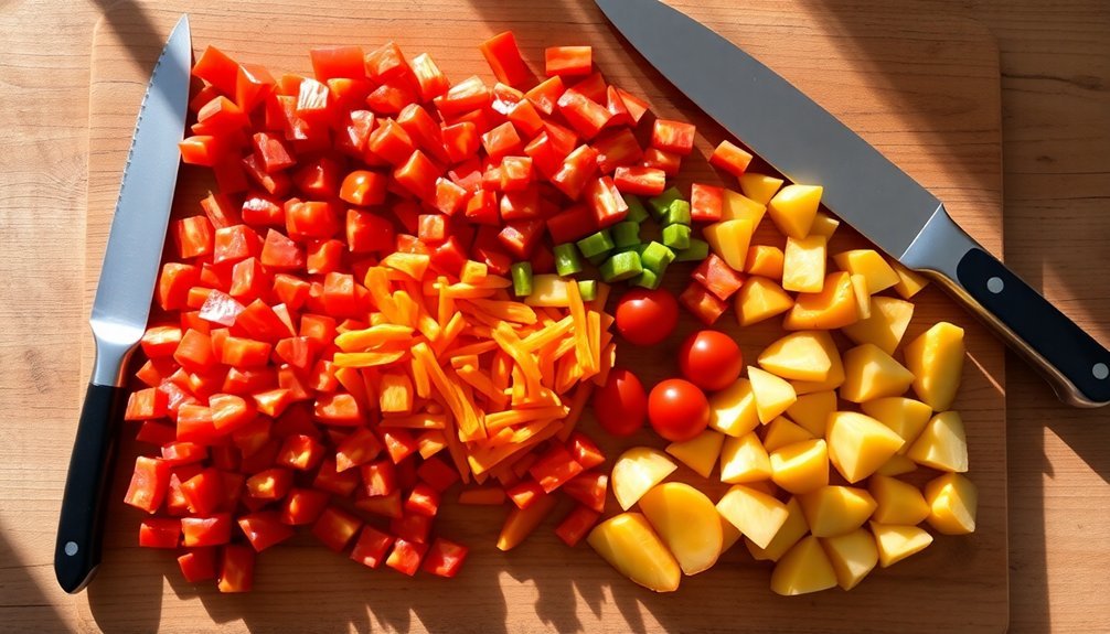 properly store cut ingredients