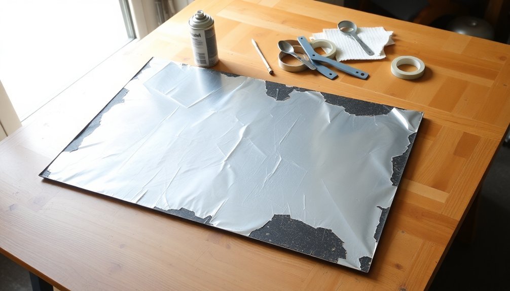 repairing worn reflector panels