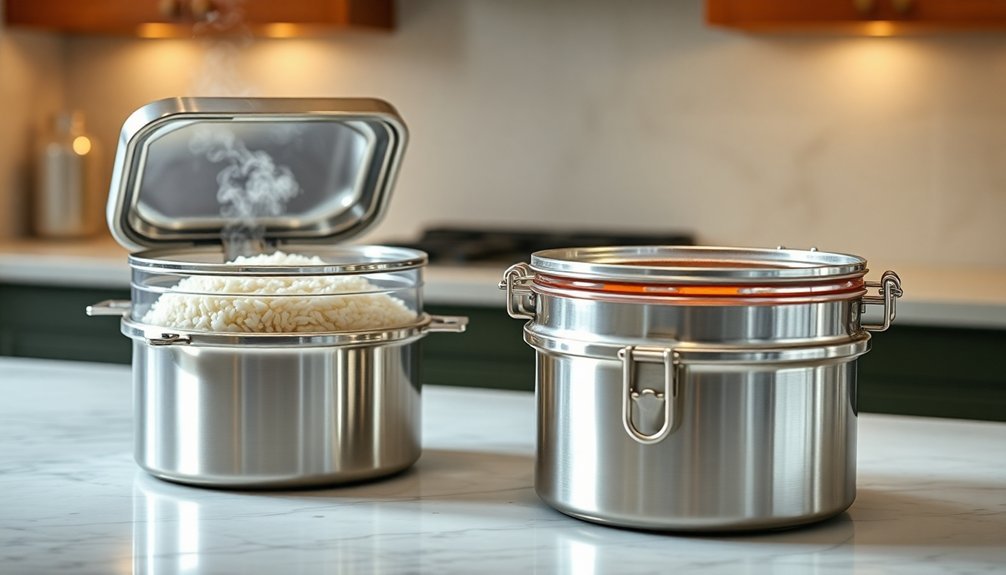 sealed containers for temperature control