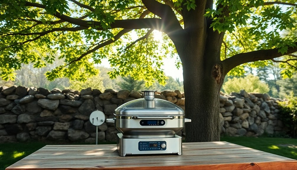 select your cooking location