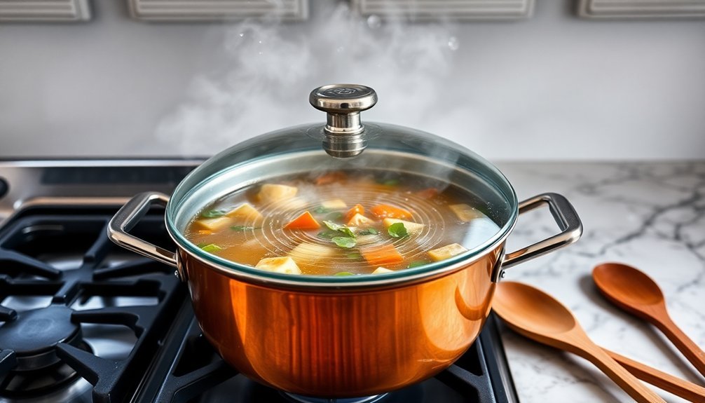 simmering methods on stovetop