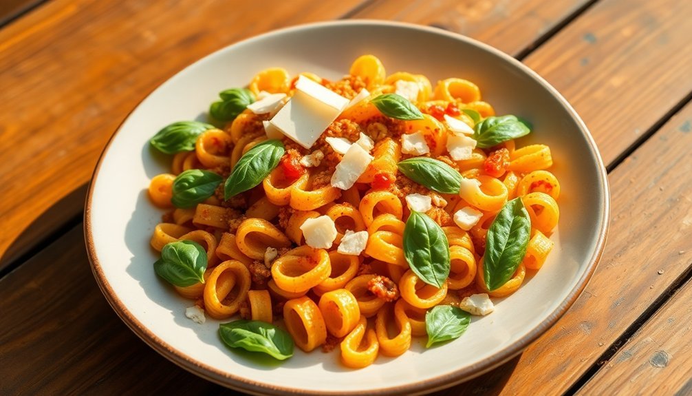 simple sun dried tomato pasta