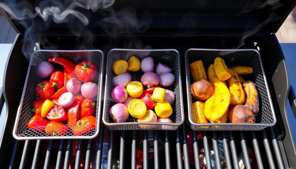 smoking food with box