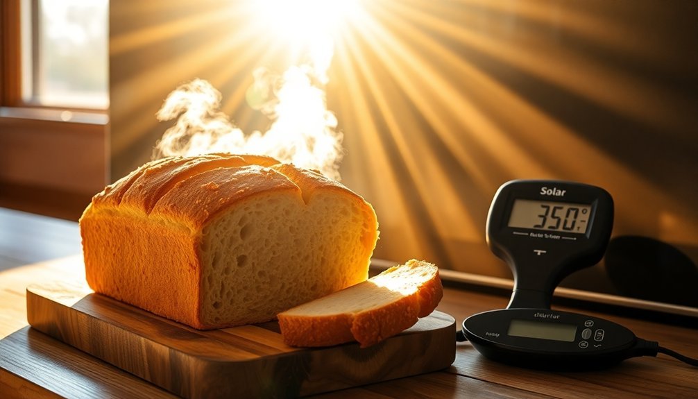 solar baking gluten free bread
