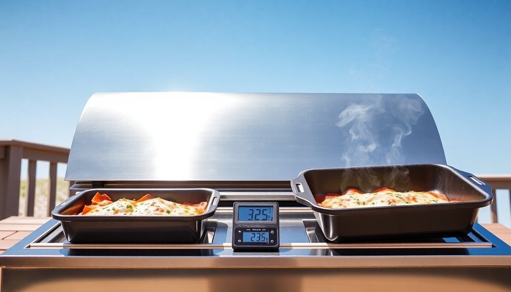 solar baking pan dimensions