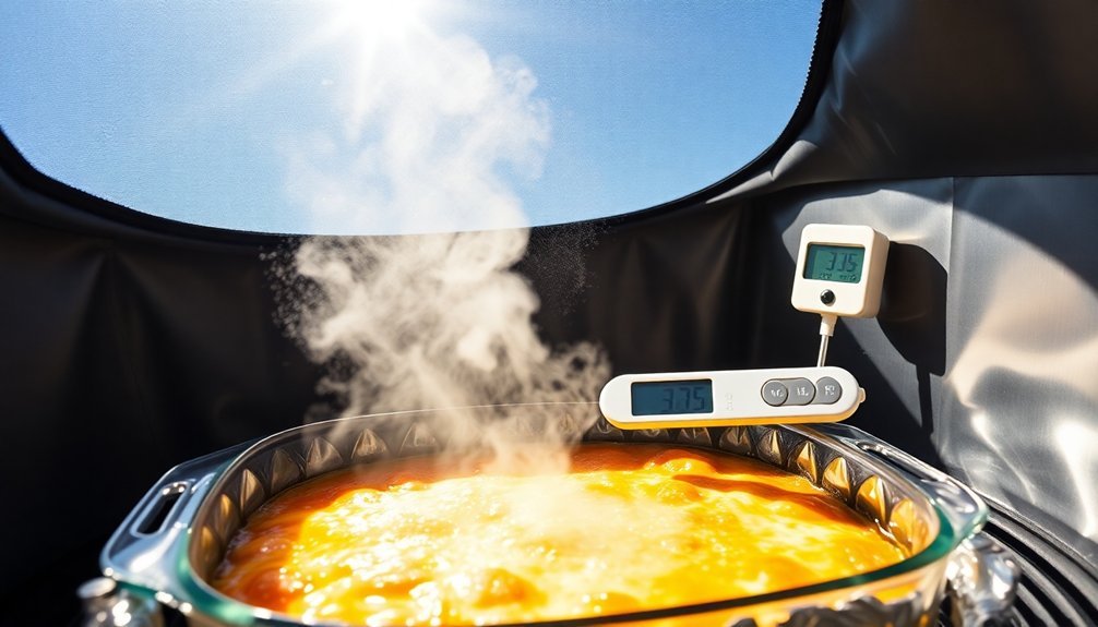 solar casserole cooking times