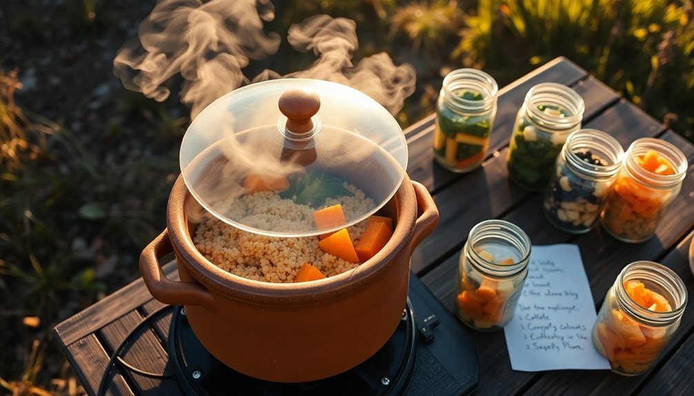 solar cooked meals in one pot