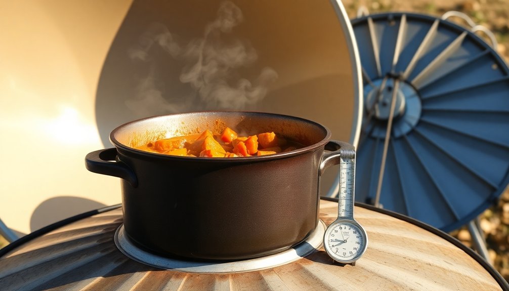 solar cooking error avoidance
