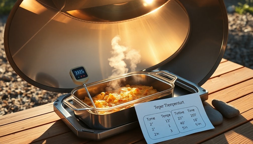 solar cooking heat analysis
