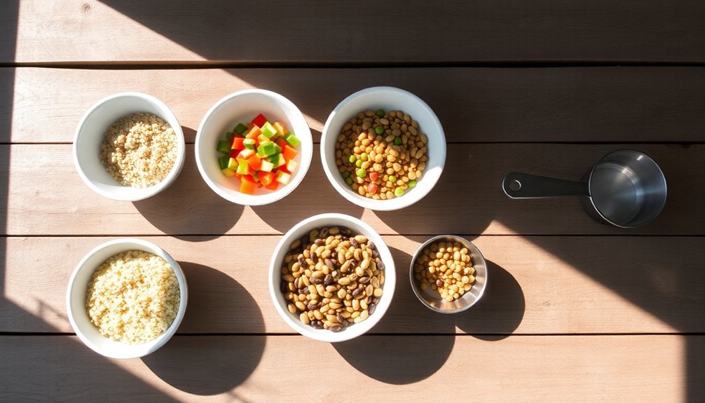solar cooking portion measurement