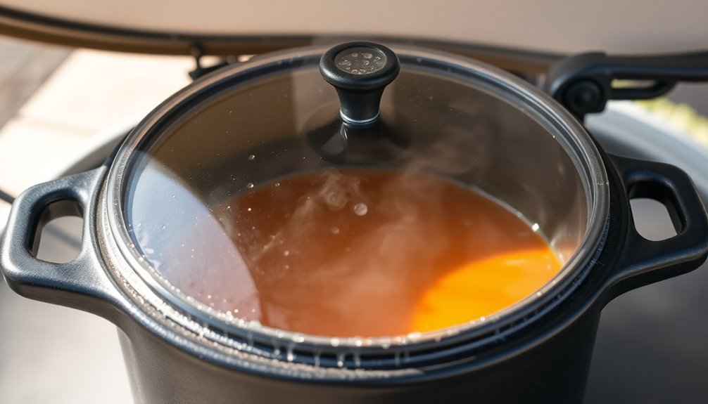 solar cooking time management