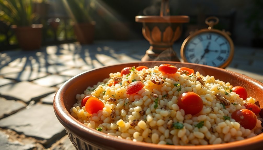 solar cooking time management