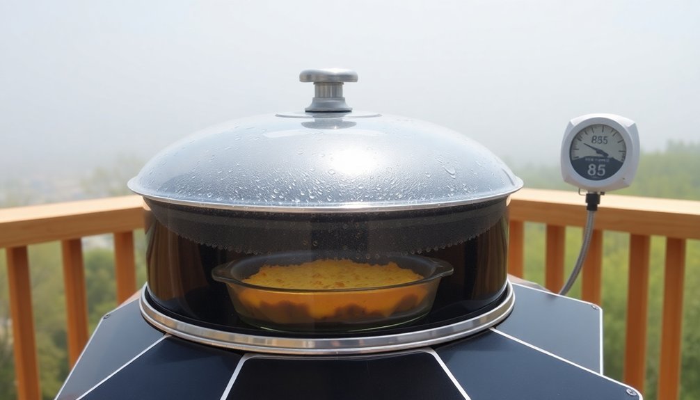 solar cooking time modifications