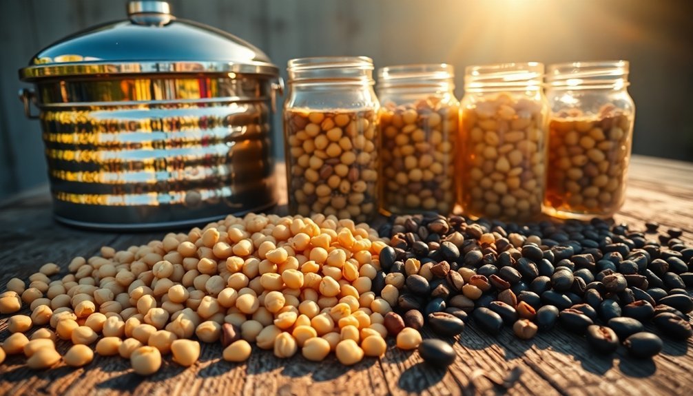 solar cooking with plant proteins