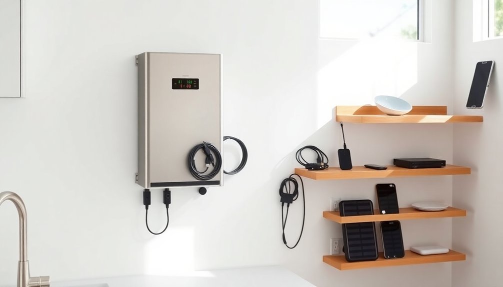 solar equipment vertical storage