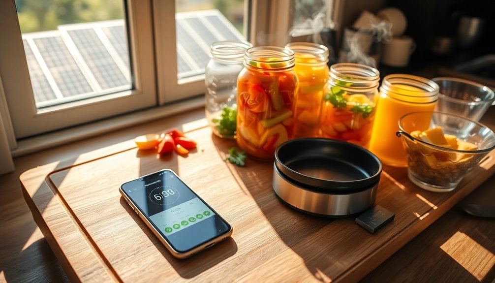 solar food tracking tool