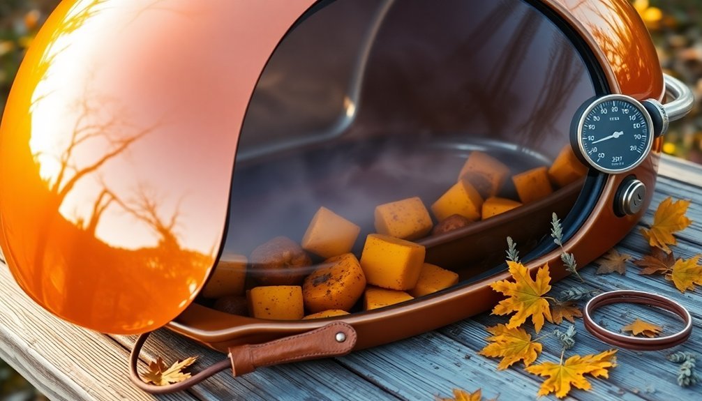 solar oven heat control