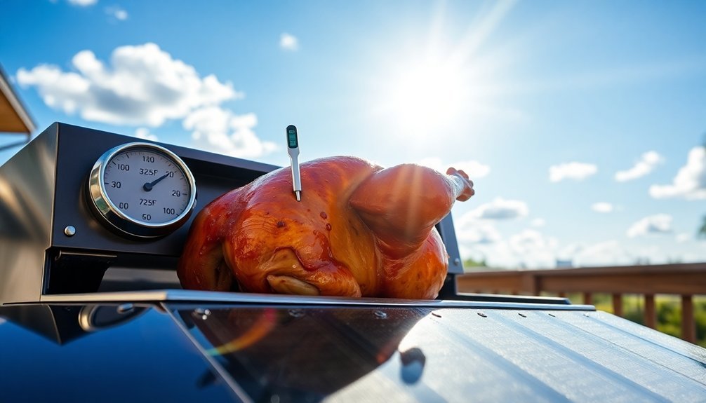 solar oven heat management