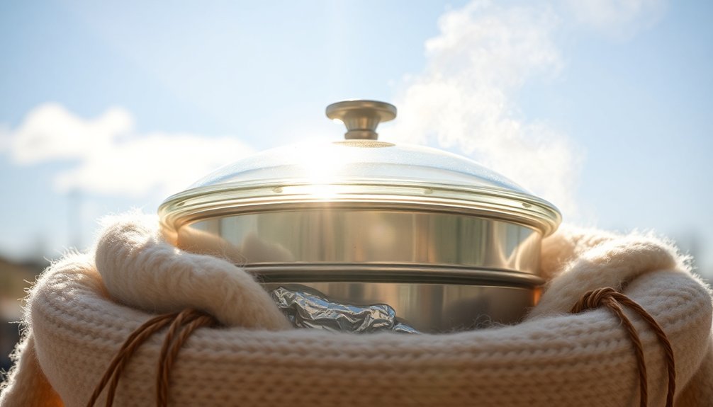 solar pot insulation methods