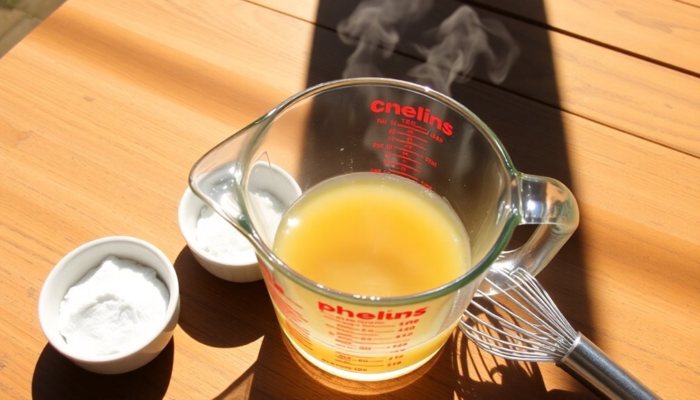 solar powered cornstarch heating method