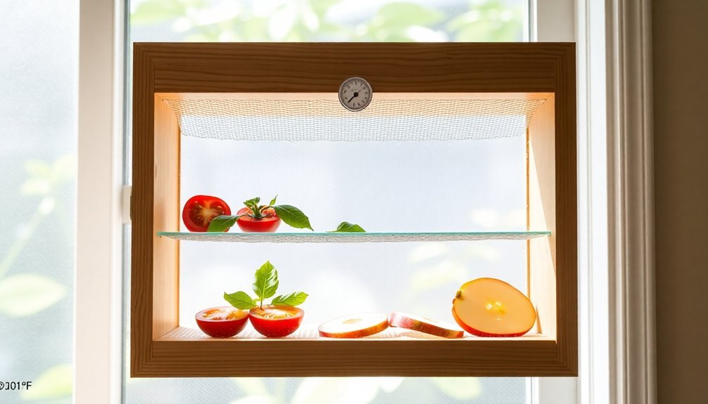 solar powered food drying system