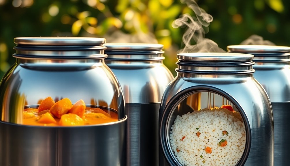 solar powered food storage jars