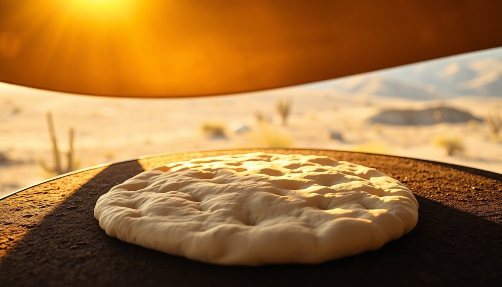 solar powered pizza baking
