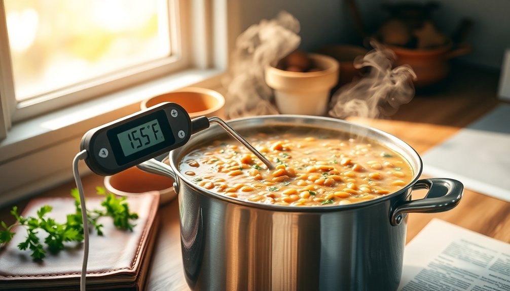 stovetop soup temperature conversion