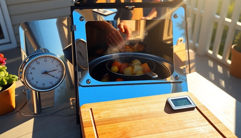 summer solar cooking durations